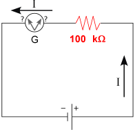 galvanometer circuit