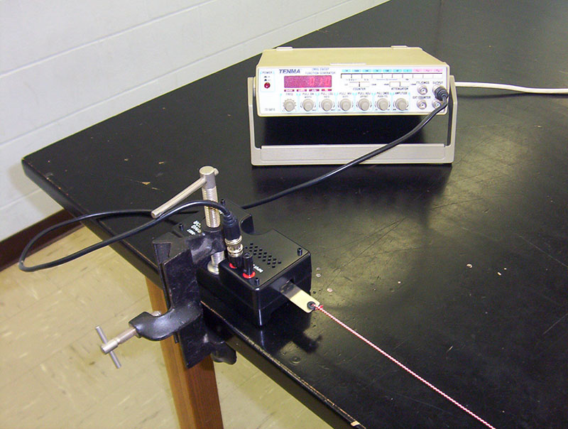 Physics 103 Lab Setup Instructions Standing Waves Fall 2018
